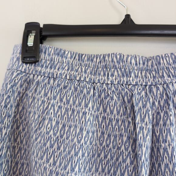 C&C California Blue Linen Blend Pull On Shorts Size 6 - Picture 6 of 8